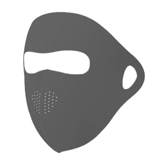 Soft Ice Silk Face Guard, Full Face Wrapping Face Protector, Breathable Holes Face Shield with Elastic Ear Loop for Outdoor Cycling Hiking Fishing