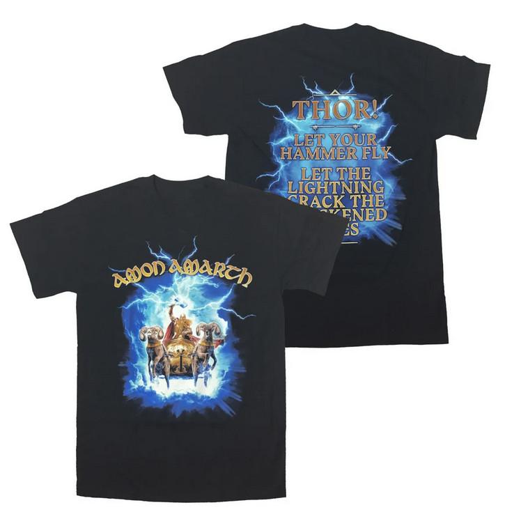 

Sky-Shattering Wrath of Thor – Norse Metal T-Shirt Unisex T-Shirt XXXL