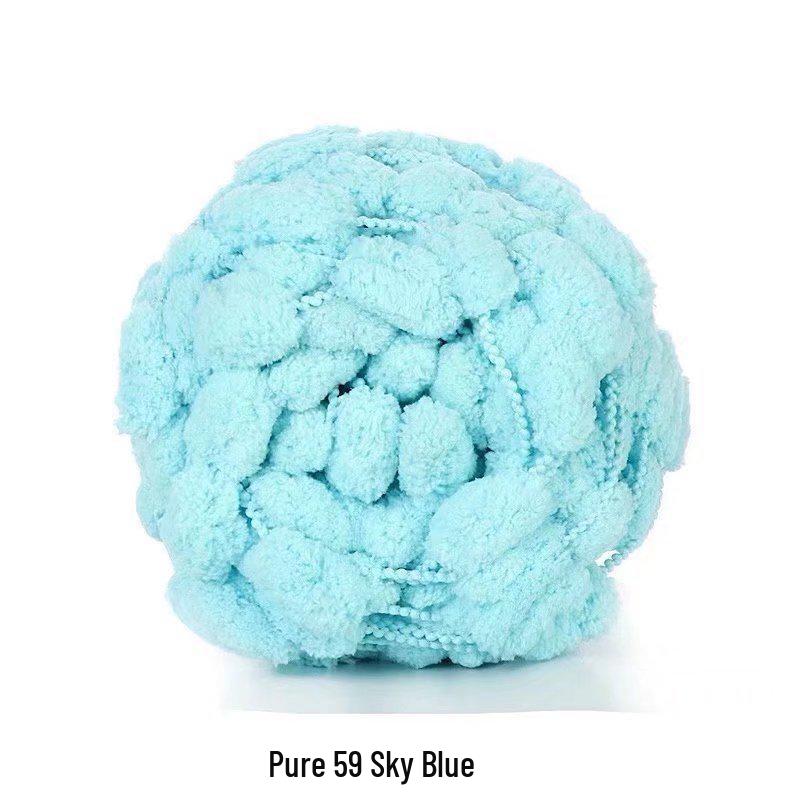 Dickes Woll-Perlgarn für handgestrickte Sofa- und Autositzkissen