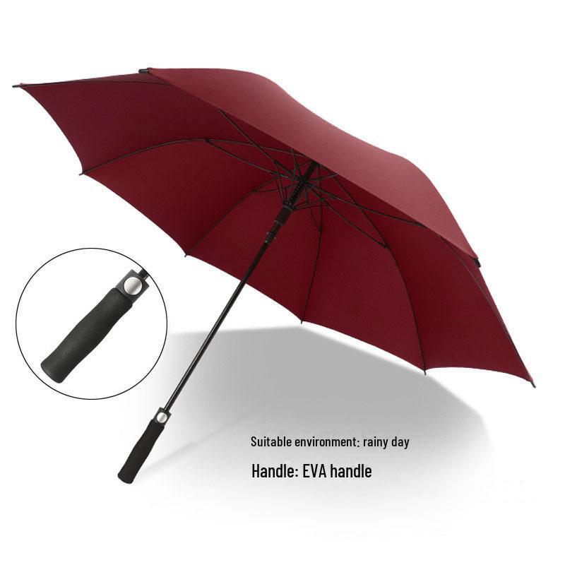 Men's Large Heavy-Duty Long Handle Golf Umbrella with Logo