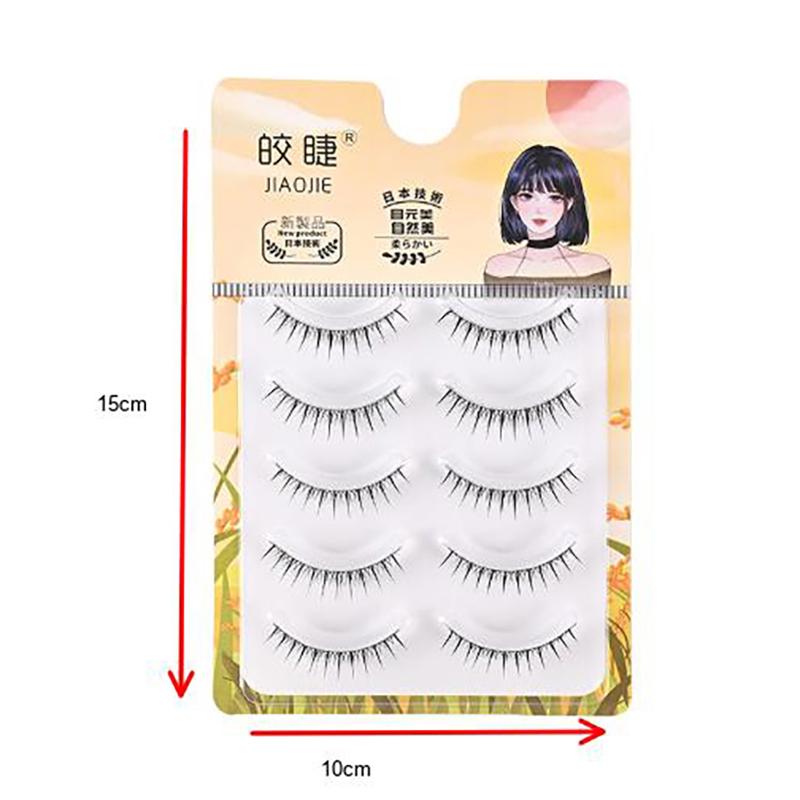 Kreslená Dítě Matka Narozená Pocit Démon Přirozené Umělé Řasy Kus Celých Jemných Stonkových Řas