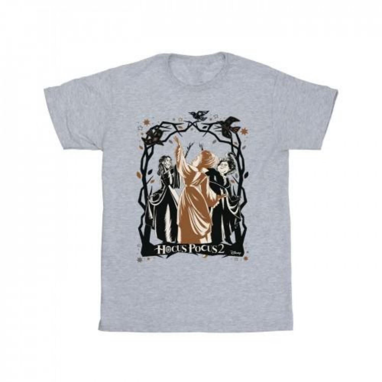 Disney Mens Hocus Pocus Birds T-Shirt S чёрный