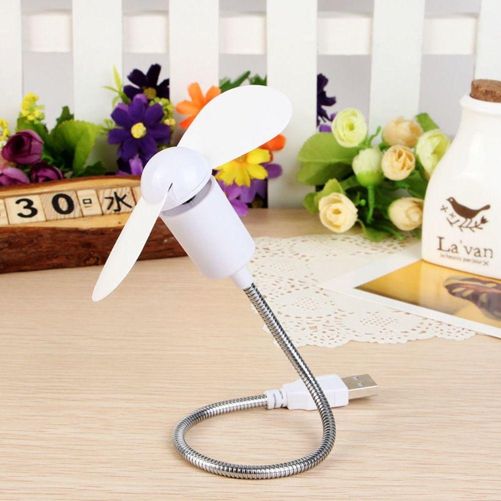 Portable Mini USB Fan Serpentine Large Wind USB Small Fan Long 30cm Adjustable Desktop Fan