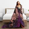 Rhea Ripley Wrestlers Vintage Flannel Blanket  Warm Soft Throw Blanket for Couch Bed Picnic Aesthetic Bedspread Sofa Bed Cover