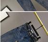 Women's 2025 Summer Slimming High-Waisted Rhinestone Denim Jeans – Petite, Versatile Cropped Style