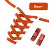Colorful Magnetic Lock Shoelaces without ties Elastic Laces Sneakers No Tie Shoe laces Kids Adult Wide Shoelace Shoe Accessories