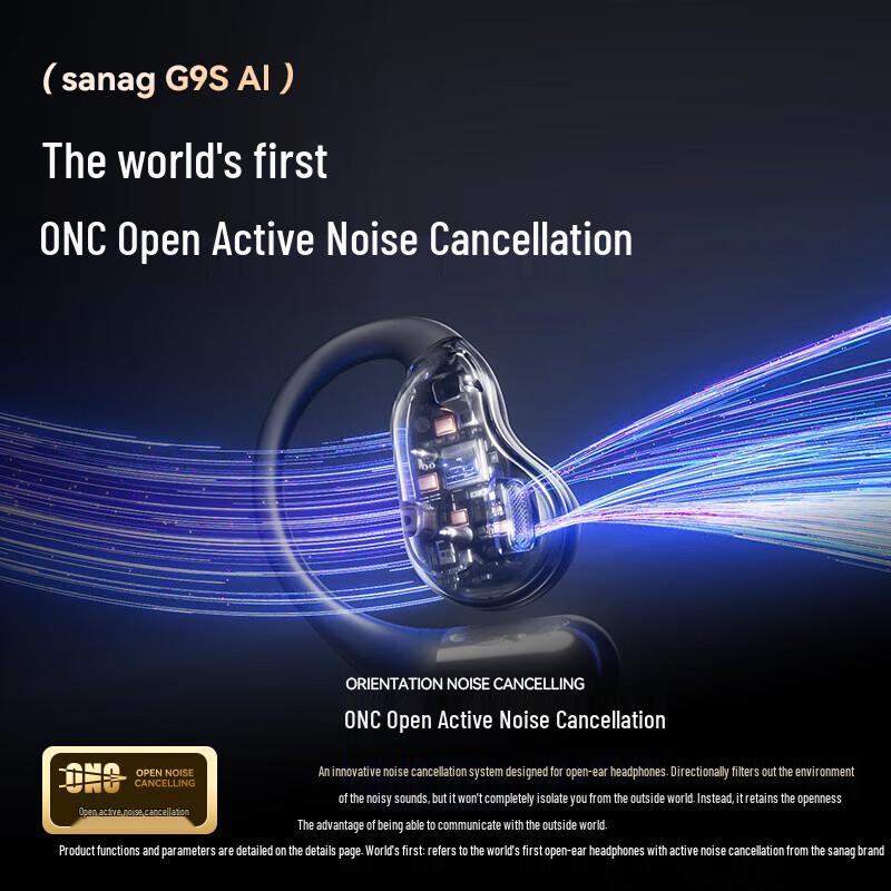 Senna G9S AI Bone Conduction Open-Ear Headset