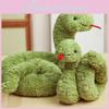 Adorable Stevie Snake Plush Toy Soft Green Comforting Cuddle Buddy