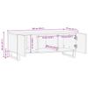 Coffee Table Brown 100 x 54 x 40 cm Solid Mango Wood