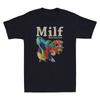 MILF Mann Ich Liebe Fisch Lustige Fisch Grafik Zitat Vintage Herren Kurzarm T-Shirt