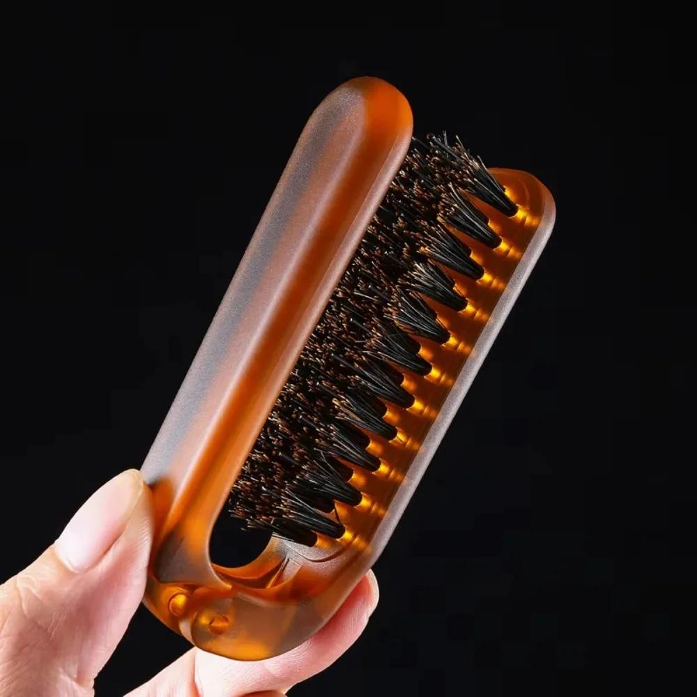 

New Foldable Sideburns Fluffy Comb Anti Static Straight Curly Dual Purpose Massage Comb Hairdressing Tool