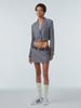 Instant Punk Low-Rise Mini Skirt - Gray