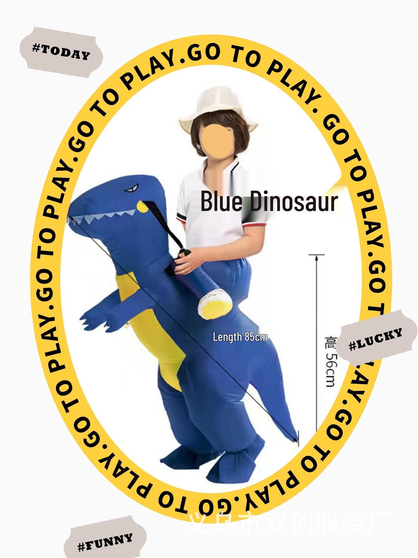 Children s Inflatable Dinosaur Costumes for Festivals and Performances One Size