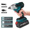 2 In 1 Brushless Cordless Wrench LED Light Adapt To Makita Battery 21V Brushless Electric Impact Wrench 1/2Inch Power Tools