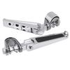 Motorcycle Foot Pegs with Engine Guard Clamps for Motorbike 1" To 1?14