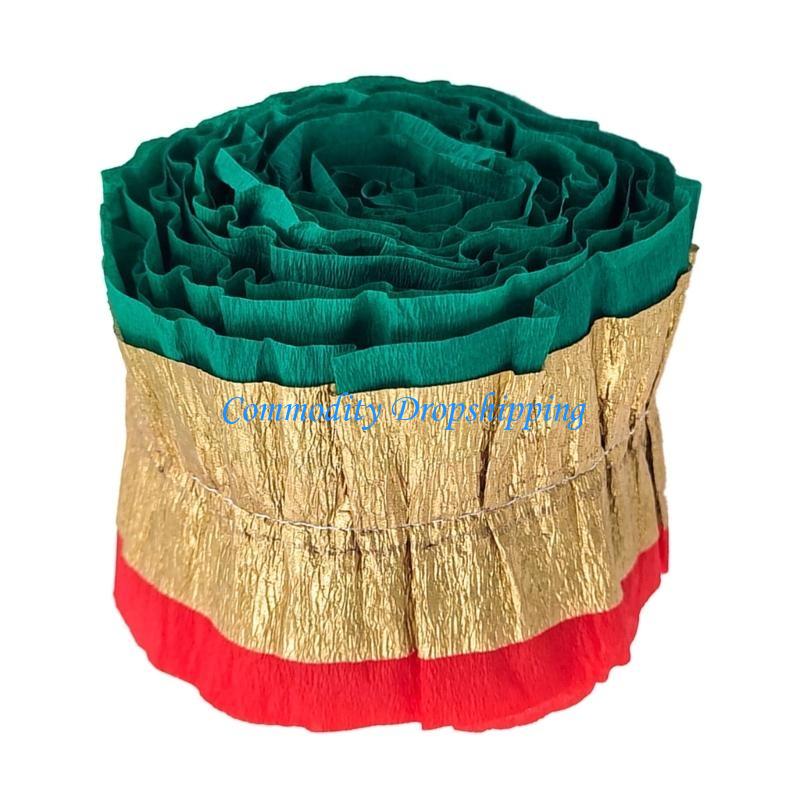 Y5JC Crepe Paper Roll Multipurpose Decorative Crafts Birthday Festival Party Decor