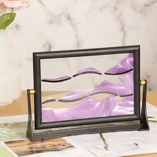 Moving Sand Picture Widely Applied Mountain Pattern Liquid Durable Stable Display Art for Bed Room