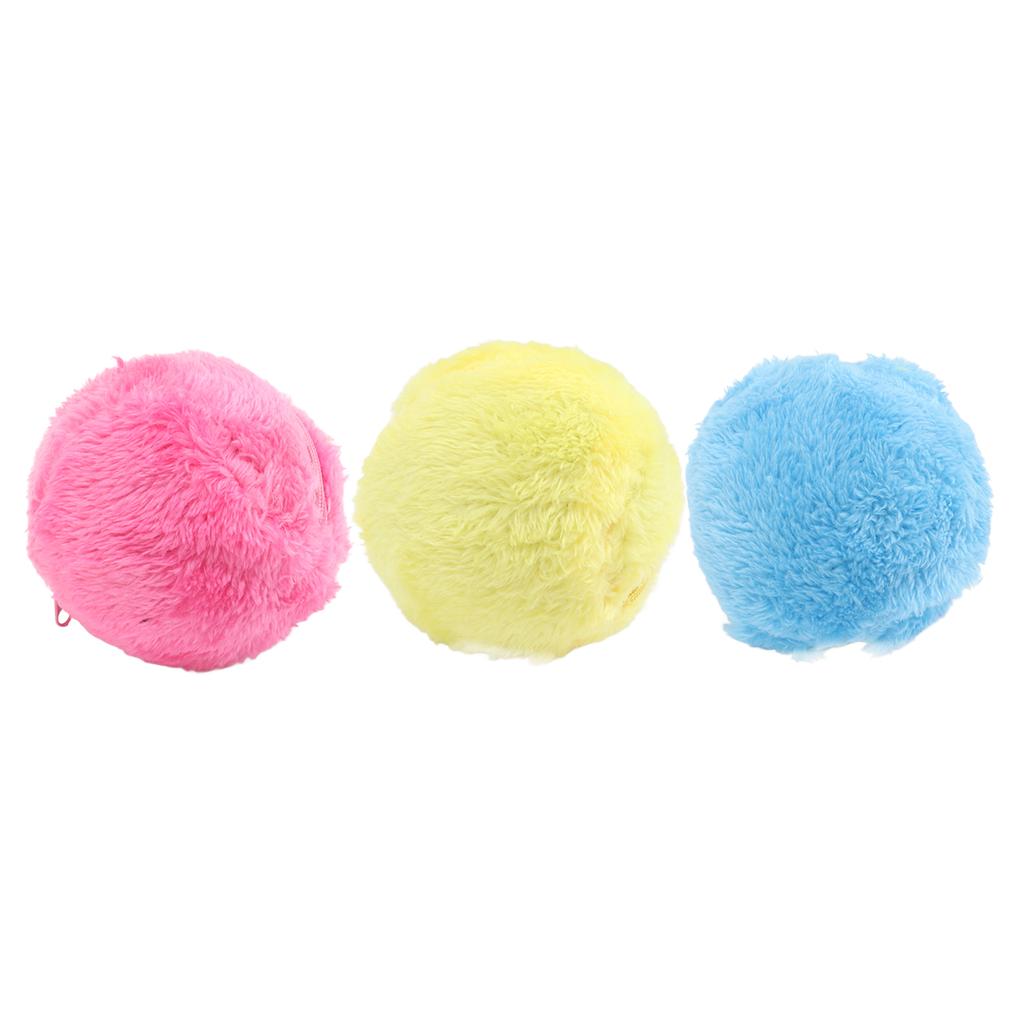 Automatische Rollball-Bodenreinigung erregt Aufmerksamkeit Haustier Interaktives Rollball-Spielzeug mit Plüsch