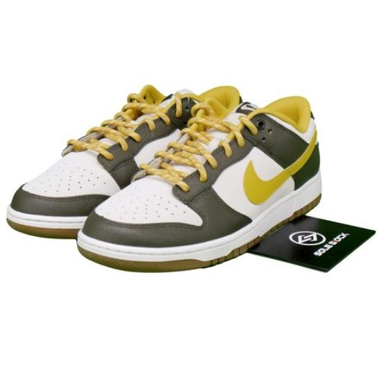 Nike Dunk Low Cargo Khaki Vivid Sulfur FV3629-371 EU 44 зелёный
