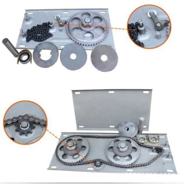 AC/DC 600kg Automatic Rolling Shutter Door Motor with Remote Control, External Mount