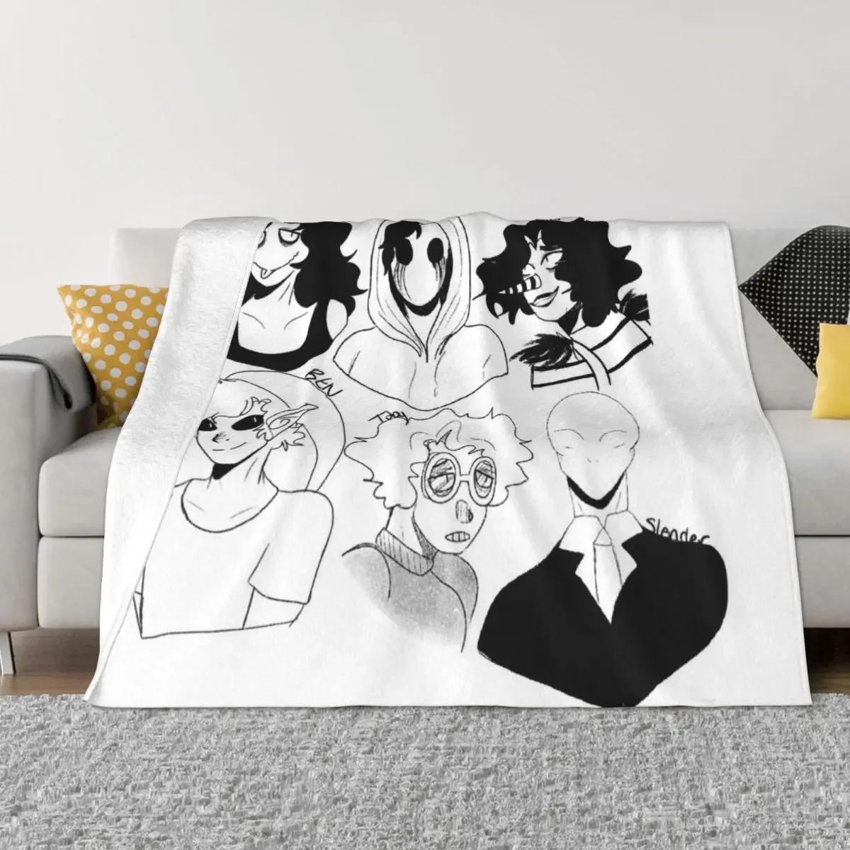 

Крипипаста (главный) группа Плед Накидка для сна идеи подарков на день святого валентина Плюшевые Пледы 30x40in