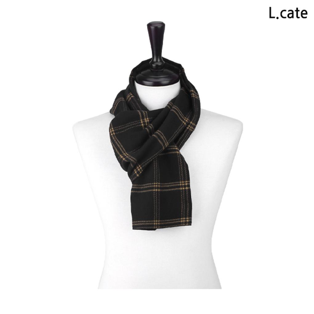 Elkate Women's Muffler LNM110 Women's Check Pattern Daily Fashion Warm Scarf