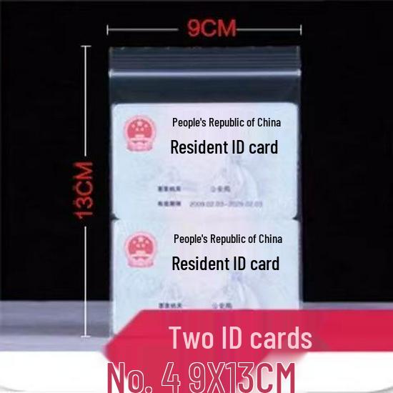 Thickened Transparent Self-Sealing PE Storage Bag for Jewelry