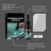 Windshield Crack Repair Kit Professional 0.05mm Tool Restores Structural Integrity Includes Cleaning Fluid And UV Shield