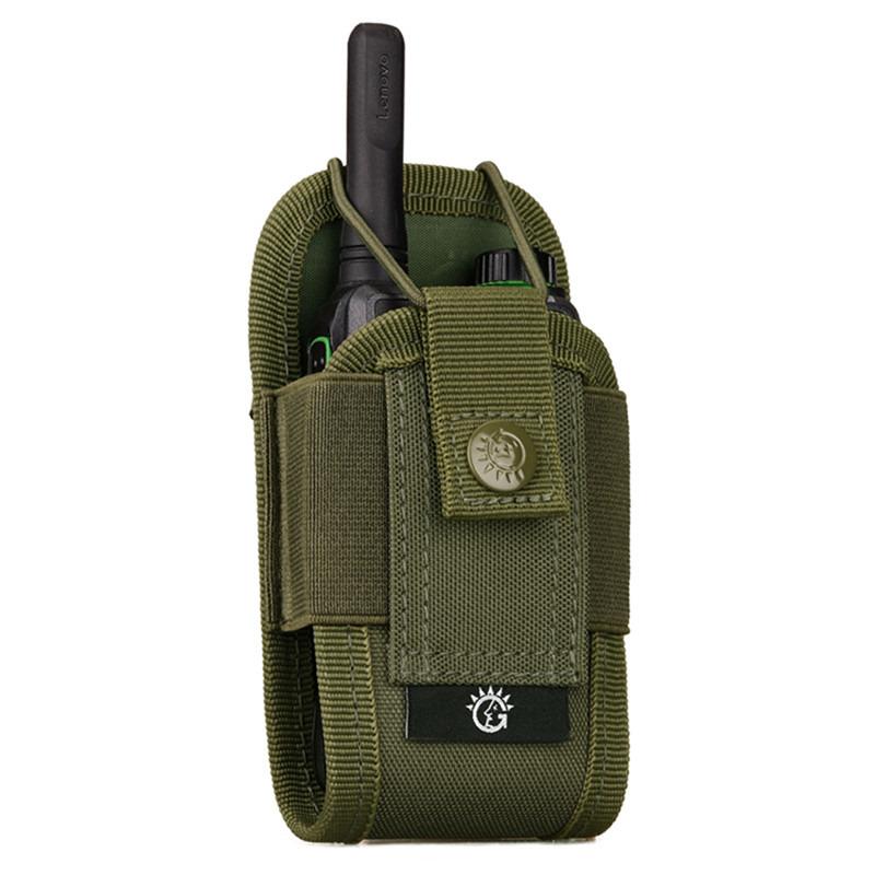 1000D Nylon Molle Pouch Radio Walkie Talkie Holder Bag Belt Pack Hunting Accessories Magazine Pouch Outdoor Airsoft Equipment