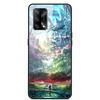 For OPPO A74 4G Case Tempered Glass Hard Phone Case Luxury Case for OPPO A74 5G A 74 Protective Bumper Shockproof Funda Coque