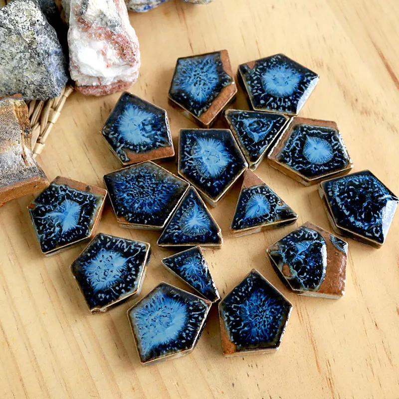 

100 г Сделай сам Керамическая мозаика Стеклянное зеркало Украшения ручной работы Плитка Настенные поделки Цветной кристалл для декоративных материалов cerh1