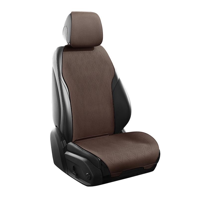 Universal Suede Car Seat Cushion for Four Seasons - Fit for Corolla, Bora, Lavida (Five-Seat, Half-Wrap Style)