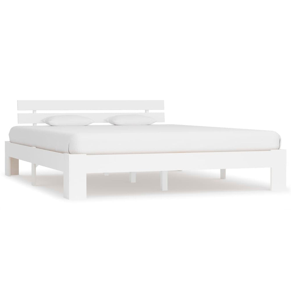 Cadre de lit sans matelas  160x200 cm bois de pin massif