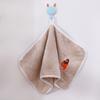 Soft Microfiber Children's Towel with Exquisite Lanyard Absorbent Non-Linting Quick-drying Bath Towel