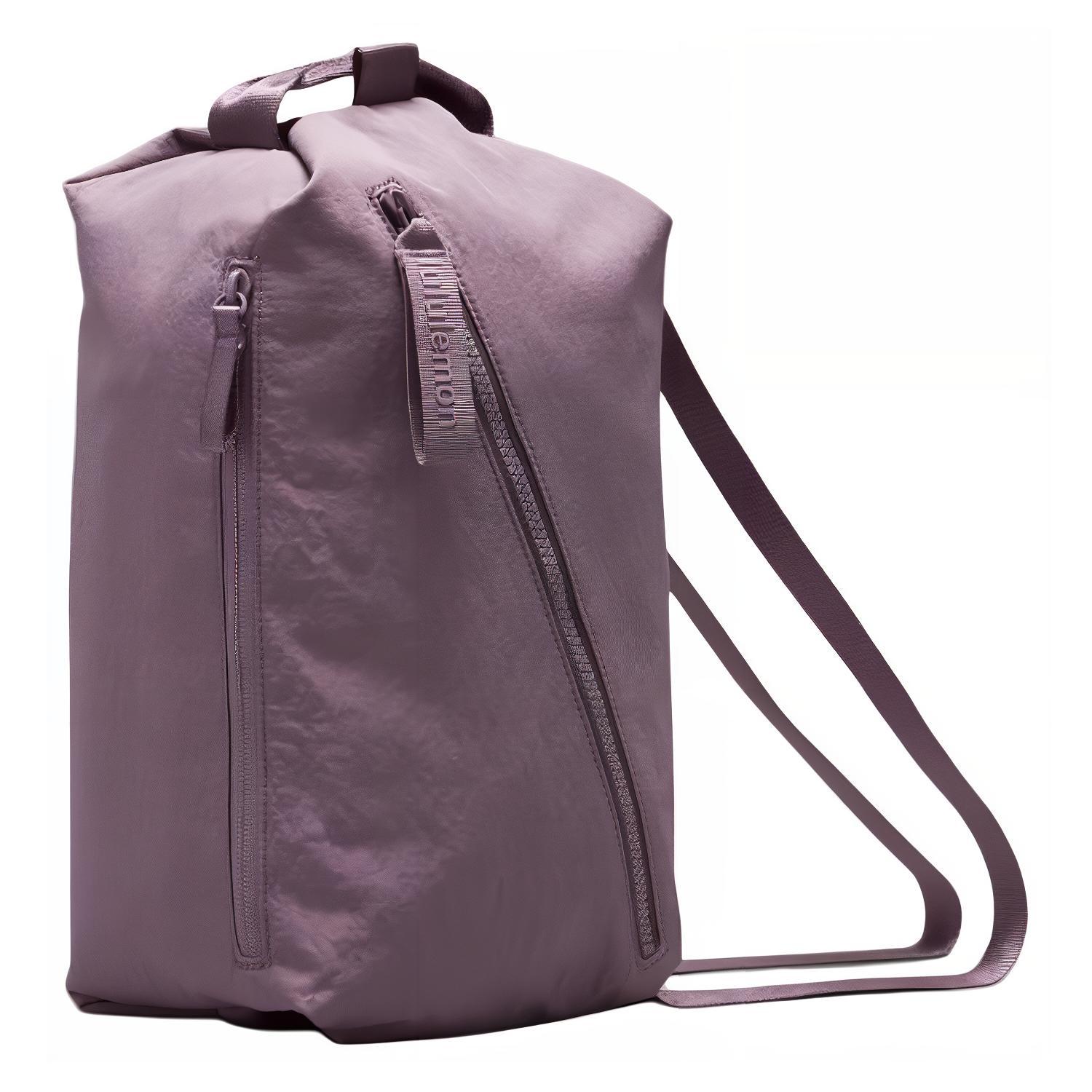 Lululemon Fast Track 10L Casual Multifunctional Cotton Backpack Unisex Backpack Dark-Lavender LU9C59S-DKLV Dark Lavender