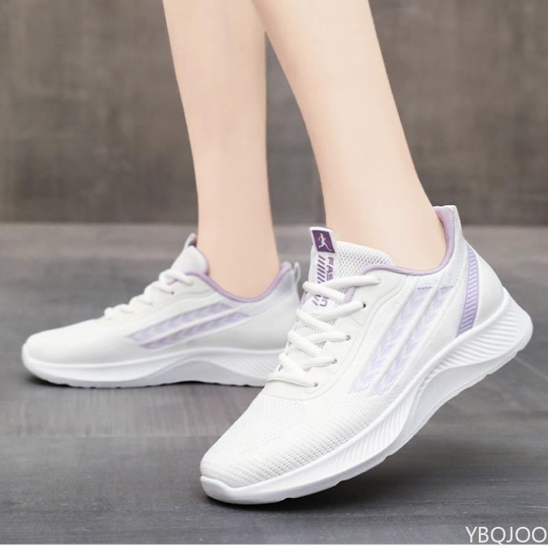 Women's spring new mesh breathable wear-resistant sports shoes with soft soles comfortable casual simple non slip running sho