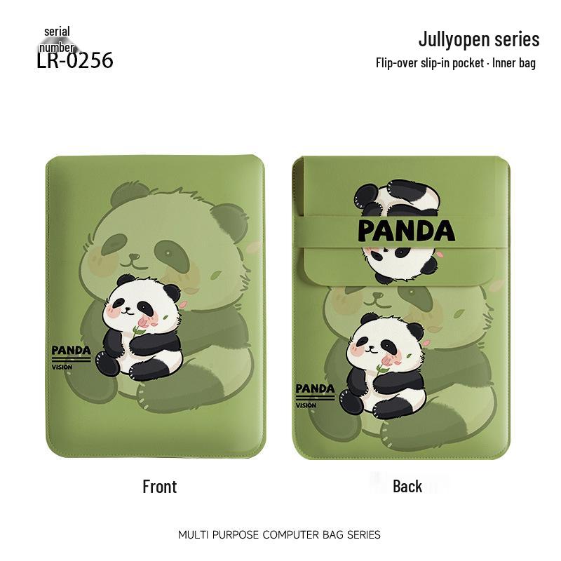 

Свежие цветы Панда Внутренний чехол для ноутбука - Женский немагнитный чехол для 14-дюймового планшета Huawei Matebook Panda with Flowers 11 inch