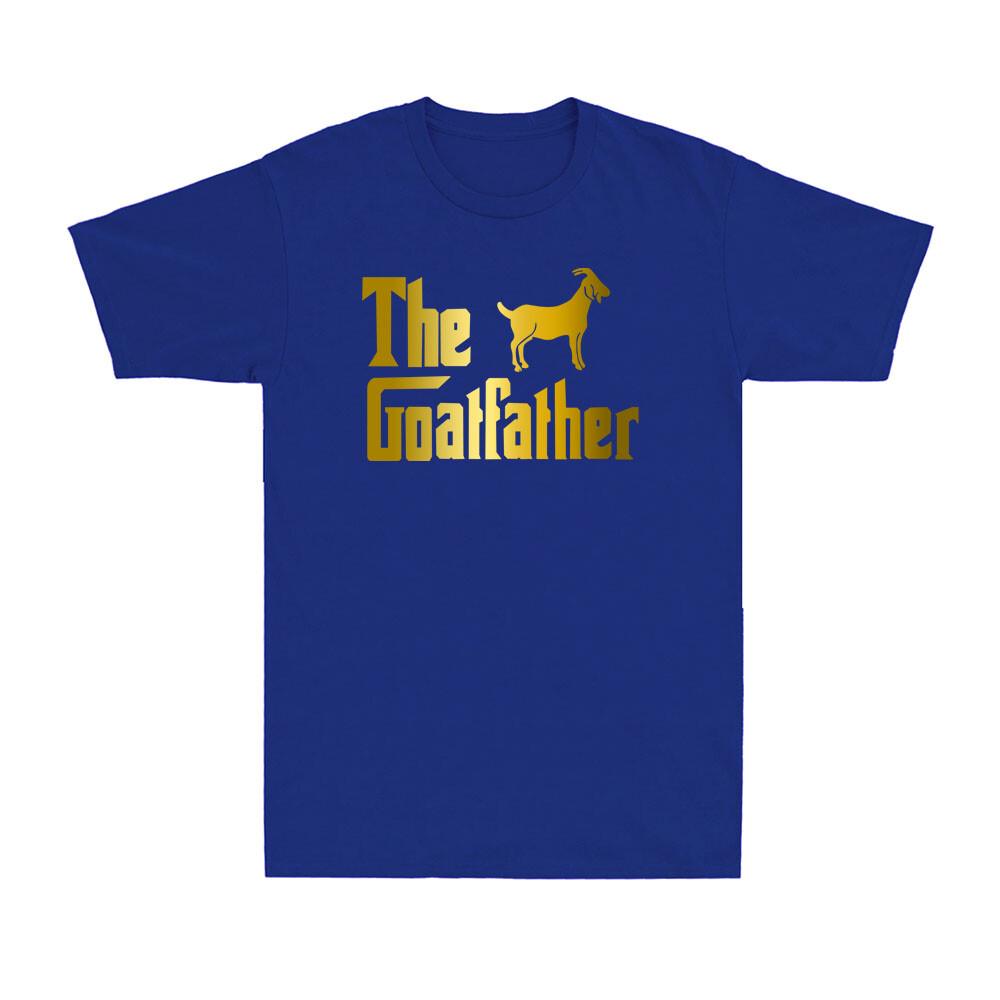 The Goatfather Shirt Funny Goat Lover Farm Farmer Golden Print Unisexs Tshirt