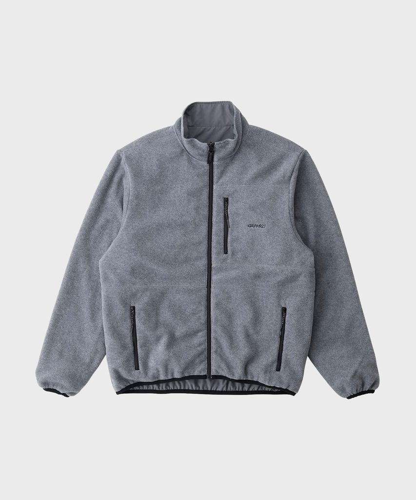 Gramicci Thermal Reversible Fleece Jacket Heather Grey