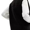 Coach Zipper High Neck Sleeveless Vest Men Vests Black CW690-BLK