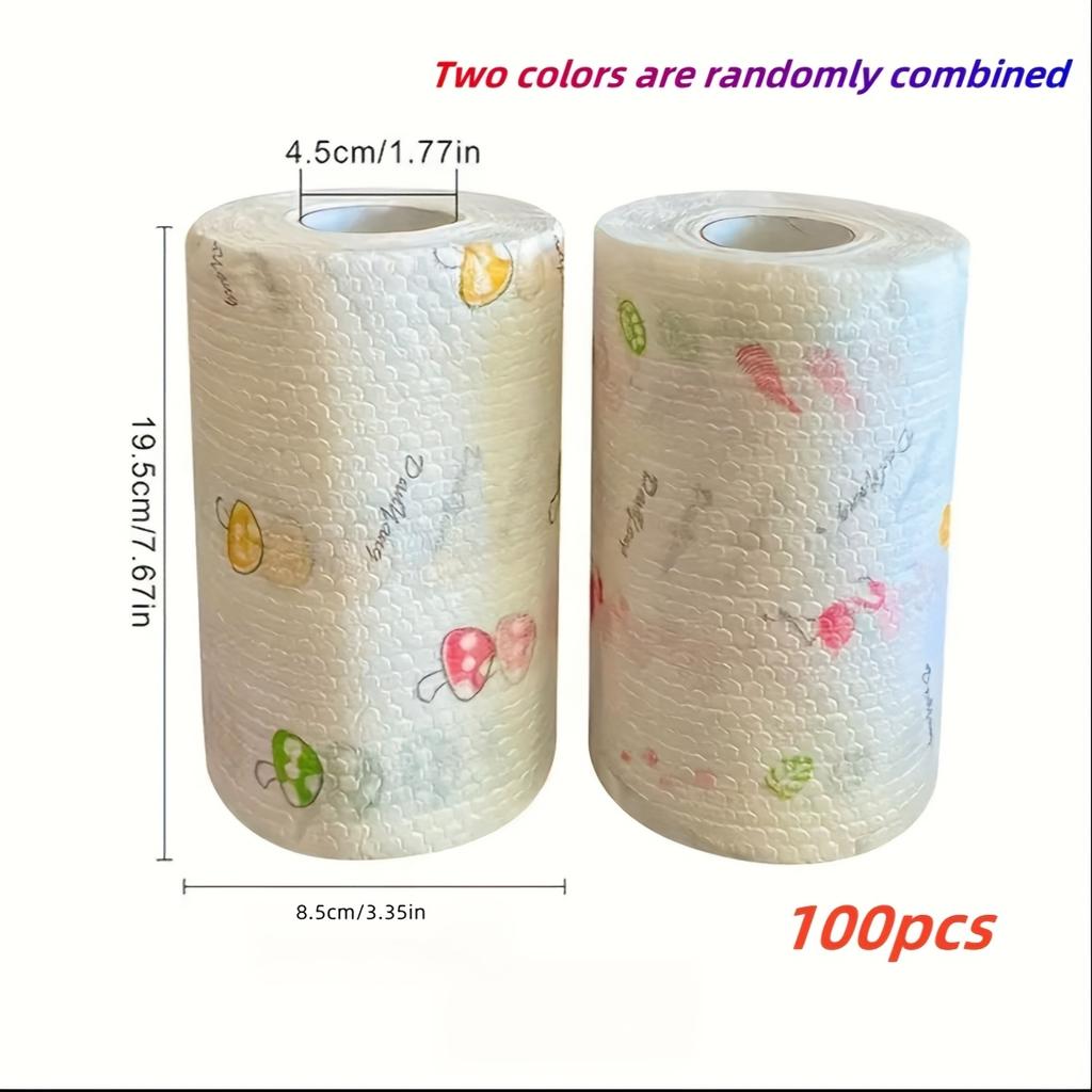 Lazy rag, thickened water absorption, kitchen paper, wet and dry, non-oily