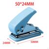 Hole Paper Punch for Cardboard Scrapbook with Closure Buckle Removable Waste Compartment Circle