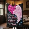 Mother Angel Plush Blanket Soft Comfortable All Seasons Perfect Sofa Office Naps Outdoor Travel Makes Great Gift