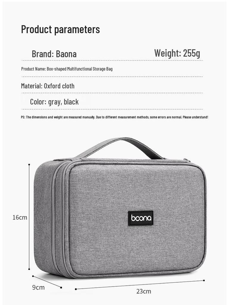 Multi-Device Digital Storage Case: Earphones, Cables, Hard Drives, Power Banks