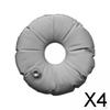 4xUmbrella Base Weight Fillable Round for Arch Outdoor Feather Flag Pole Stand