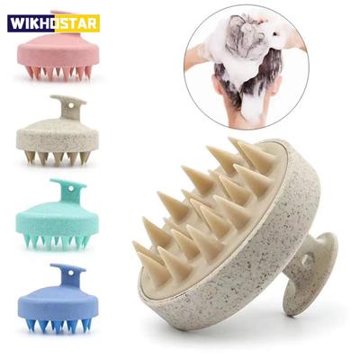 Scalp Massage Brush Silicone Shampoo Brush Long Hair Shampoo Comb Scalp Brush Salon Beauty Tool Bathroom Accessories