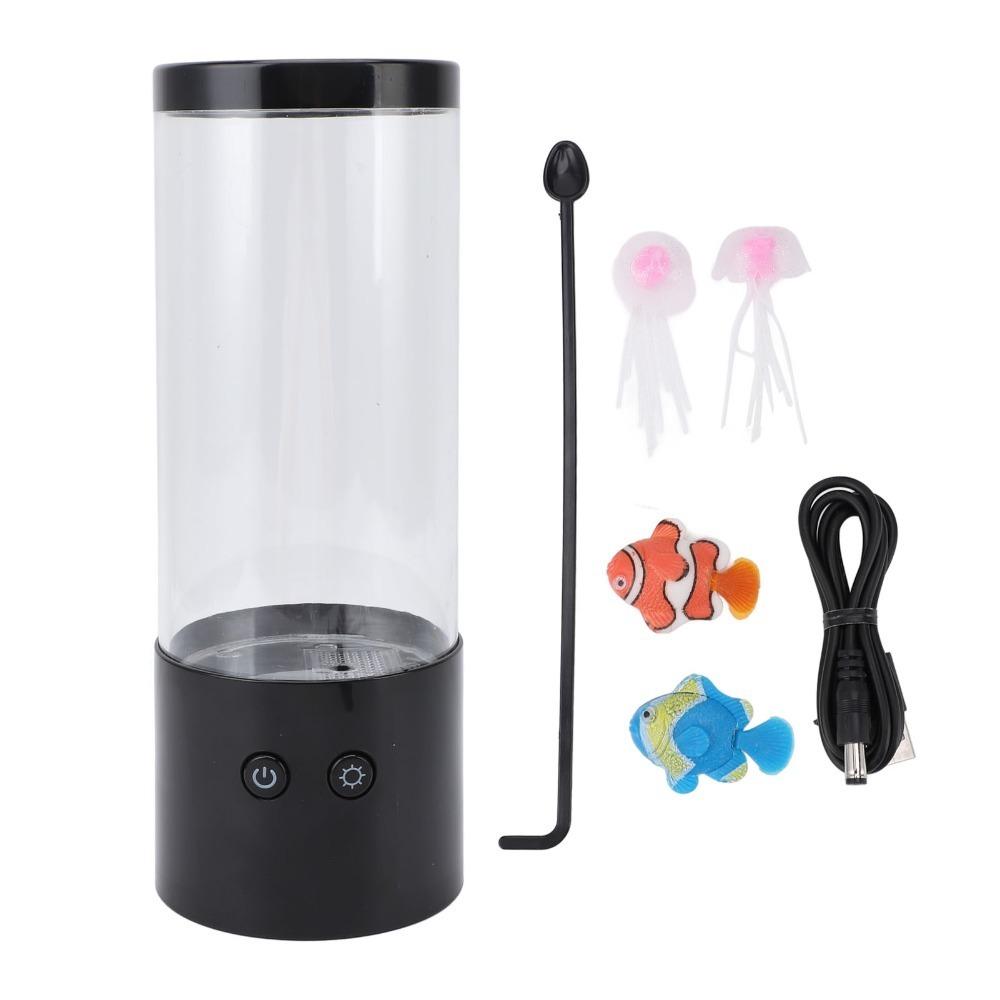 Acrylic Material Aquarium Lamp USB Battery Powered Aquarium Night Light  Bedroom