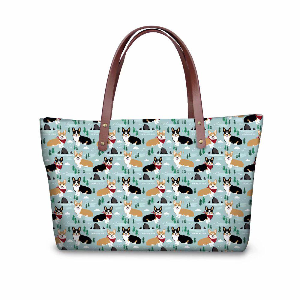 Pug Dog Womens Tote Bags Canvas Shoulder Bag Casual Handbags