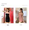 Spring/Summer 2026 Elegant Pink Pleated Waist Bodycon Camisole Dress for Women