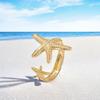 Starfish Adjustable Gold Toe Ring - Ocean Series Vacation Jewelry